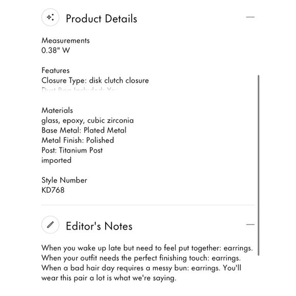 Kate Spade NEW earrings - Pastry Shop cake studs - Picture 5 of 6